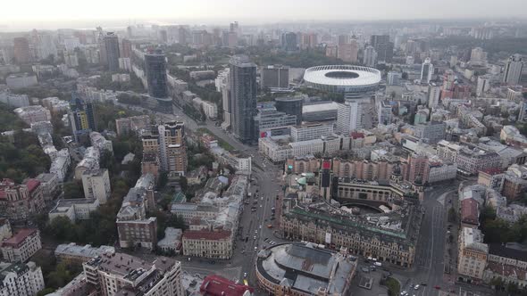 Kyiv - the Capital of Ukraine. Aerial View. Kiev