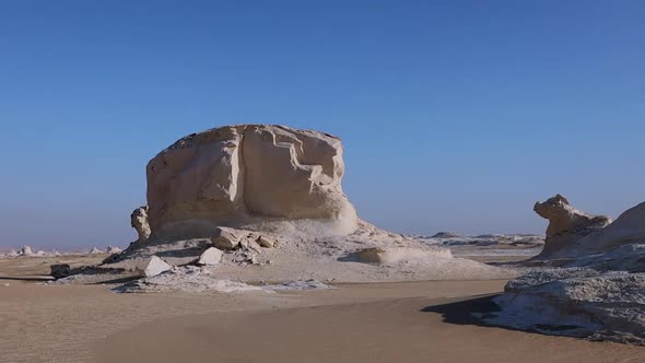 Unusual Figures In The White Desert, Bahariya