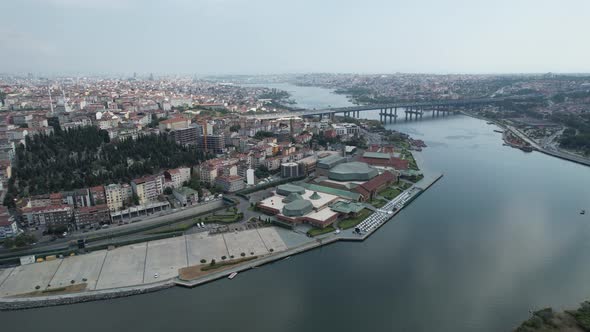 Halic Congress Hall Istanbul Aerial View