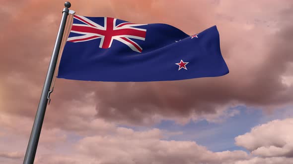 New Zealand Flag 4K