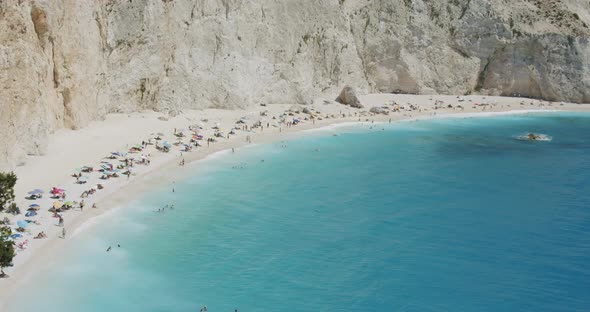 Porto Katsiki Beach in Lefkada Greece