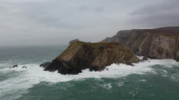 The Amazing Coastline at Port Between Ardara and Glencolumbkille in County Donegal - Ireland