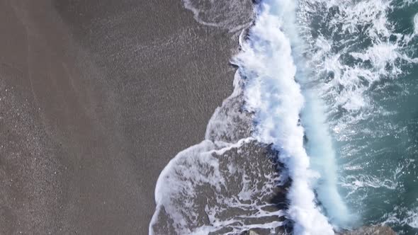 Sea Near the Coast - Close-up Aerial View of the Coastal Seascape