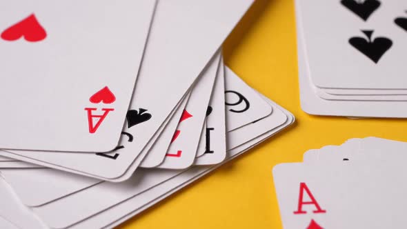 Close-up of playing cards