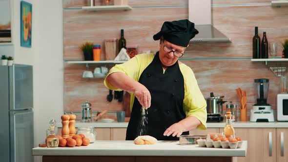 Preparing Dough for Baking