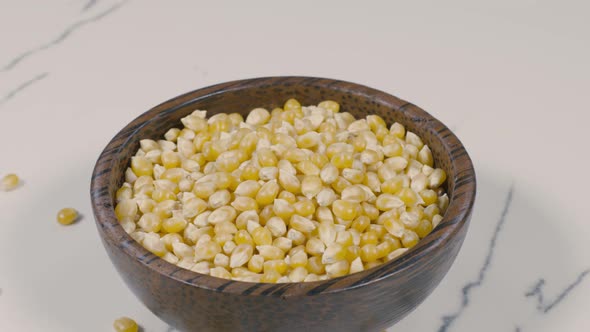 Corn Kernels in a Bowl