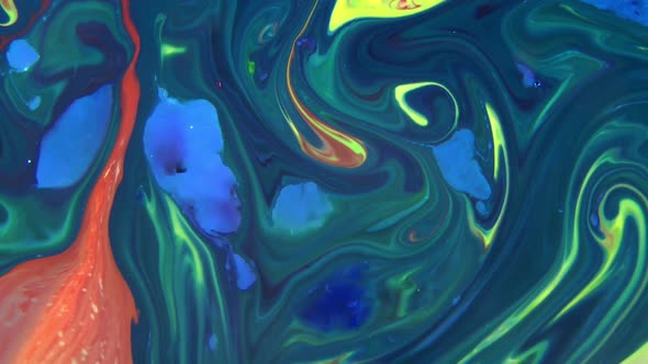 Abstract Colorful Paint Ink  alt