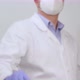 Doctor in gloves show Biohazard Specimen Bag with Positive PCR Antigen Test - VideoHive Item for Sale