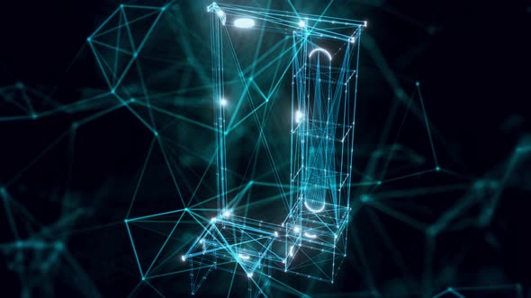 Dressing Table Hologram Close Up 4k alt