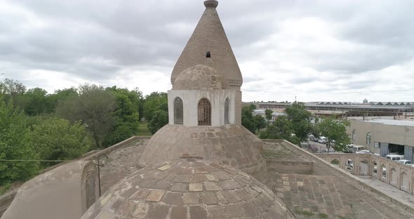 Historic Bukhara City of Uzbekistan. Chashma-Ayub Mausoleum.