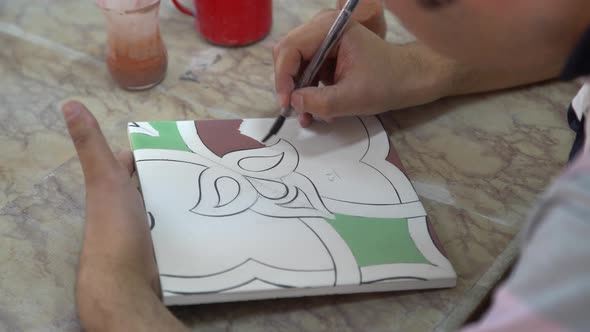 Making Traditional Tiles Art