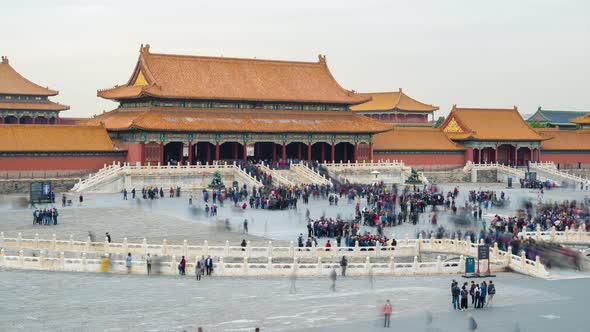 Hall of Supreme Harmony in Forbidden city in Beijing, China