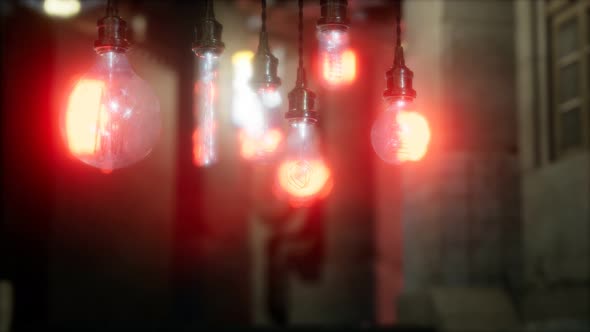 Old Retro Vintage Incandescent Light Bulb alt