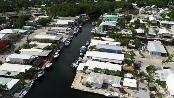 Aerial video Key Largo homes