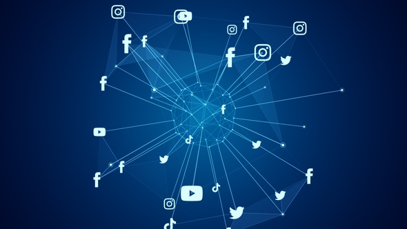 Social Media Network Background