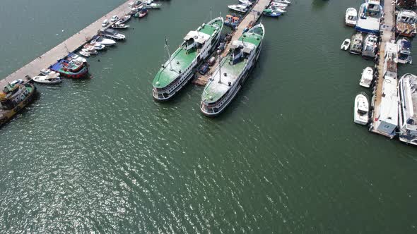 Aerial Fishing and Cruise Ships