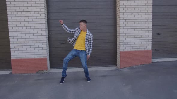 Outdoors Dancing on the Car Parking