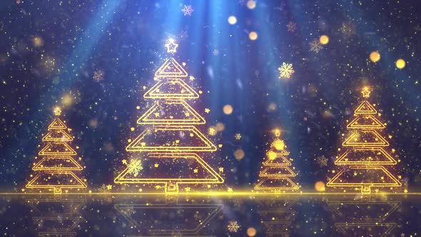 Christmas Trees Background 21