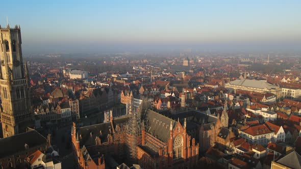 The city of Bruges with its Belfry
