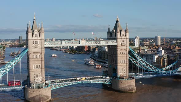 Forwards Fly Above Tower Bridge