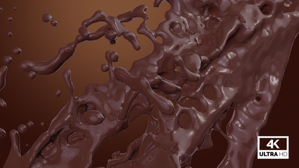 Chocolate Splash And Pouring