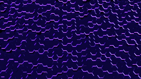 Purple Hexagon Background alt