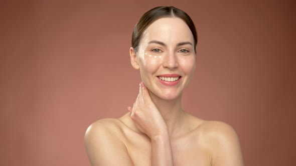 Smiling Woman with Natural Makeup