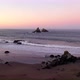 Beautiful Lone Ranch Beach in Brookings, Oregon, sunrise. Drone flying forward over beach and ocean. - VideoHive Item for Sale