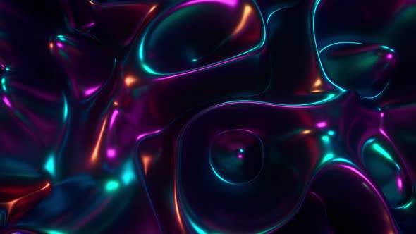 Abstract Holographic Oil Surface Background