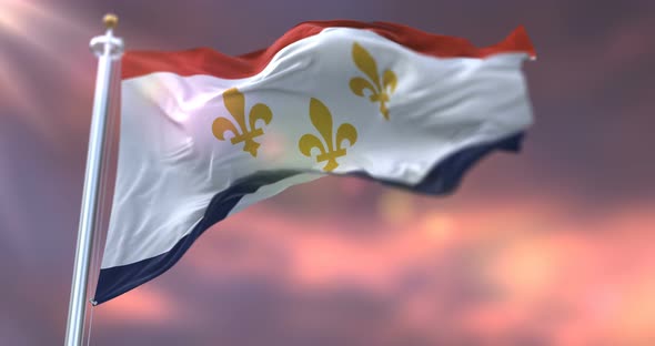 New Orleans Flag, United States