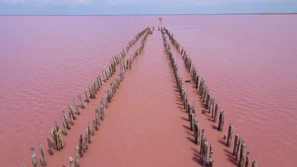 SasykSivash is the Largest Lake and Salt Lake on the Crimean Peninsula