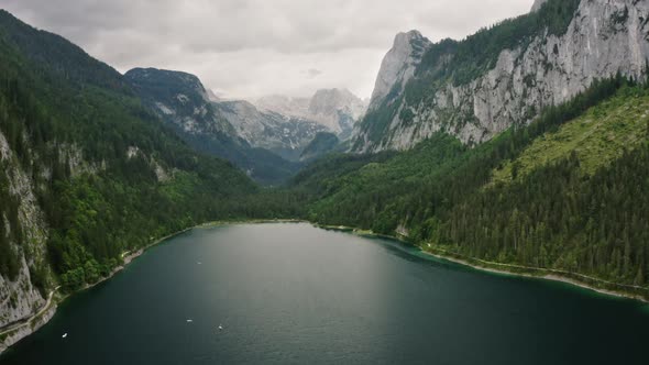 Picturesque Mountain Lake in Austria