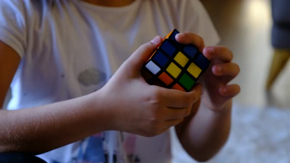 Rubik Untied Girl Child