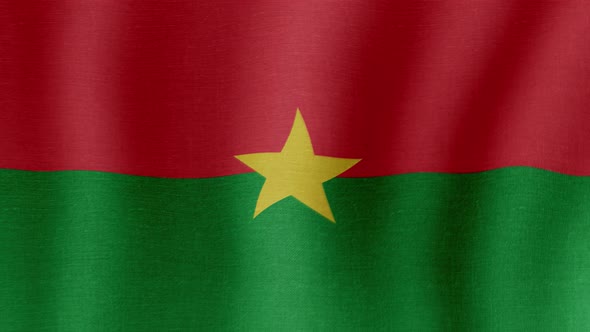 The National Flag of Burkina Faso alt
