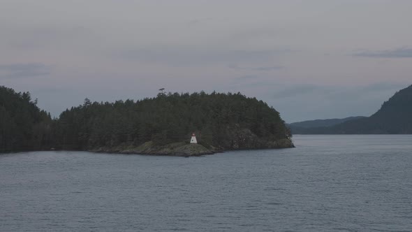 Gulf Islands on the West Coast of Pacific Ocean