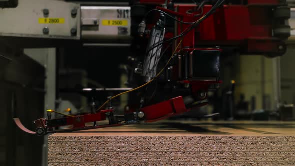 Creation of MDF Plates on a Large Factory