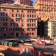 Aerial Shot of Genoa Showing Bridge and Buildings on Hill - VideoHive Item for Sale