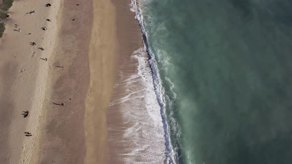 Aerial of Viña del Mar beach