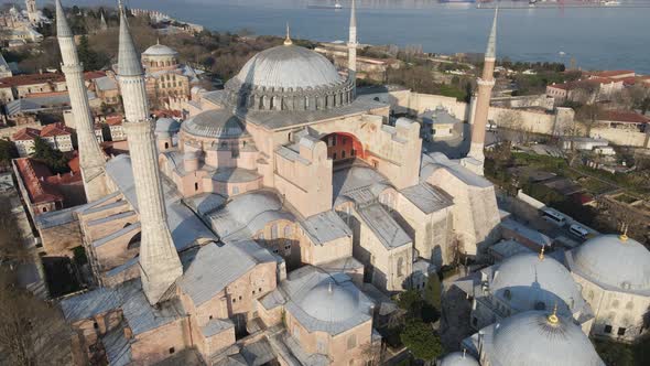 Hagia Sofia Aerial Shot