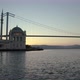 Ortakoy Mosque and Istanbul Bosphorus Bridge Aerial Video - VideoHive Item for Sale