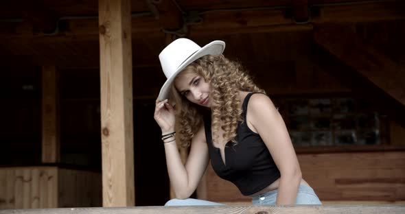 Beautiful Girl With Long Curls Returns A Charming Look