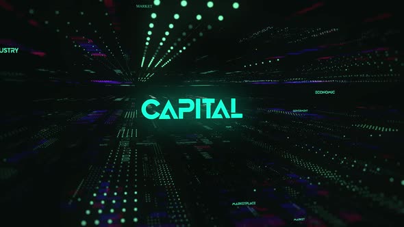 Sci Fi Digital Economics Word Capital