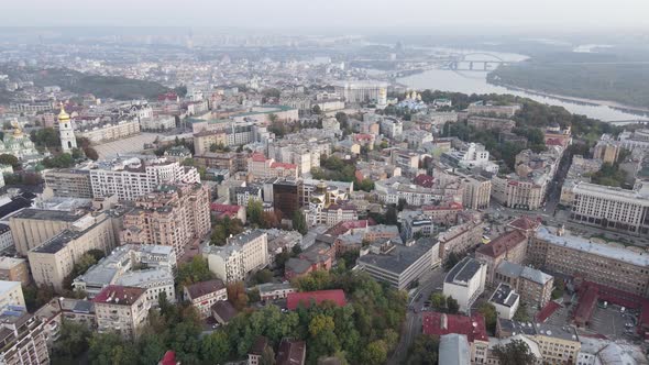 Kyiv - the Capital of Ukraine. Aerial View. Kiev