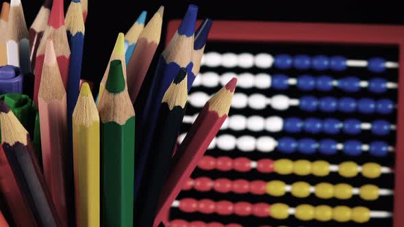 School Equipment Colorful  Pencils