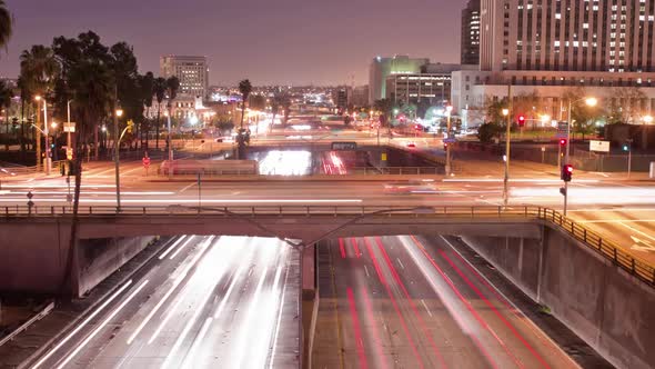 Los Angeles Freeway Time Lapse