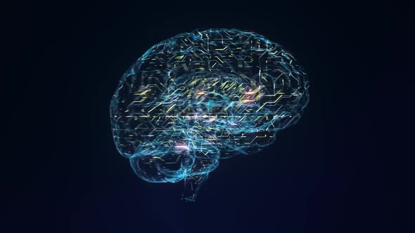Artificial Brain Concept Rotation