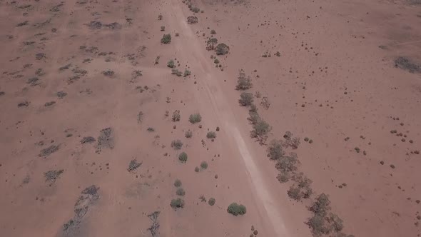 Mungo National Park, New South Wales, Australia Aerial Drone 4K