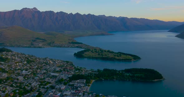 Queenstown New Zealand Twilight