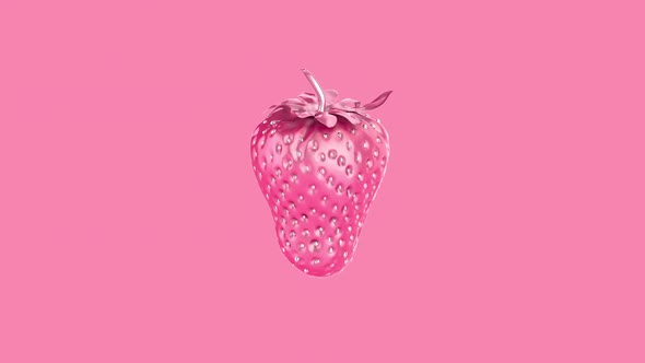 Colorful Rotation Strawberry Animated Background