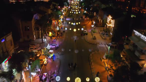 Christmas Decorations in Haifa Israel